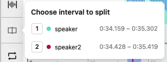 Split selector