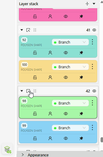 Merging layers