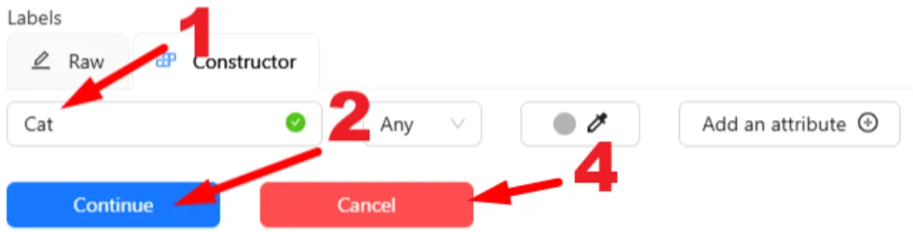 Adding labels