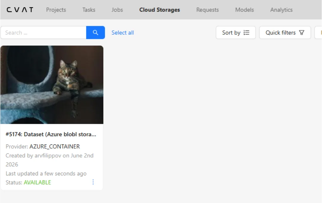 Cloud storage added