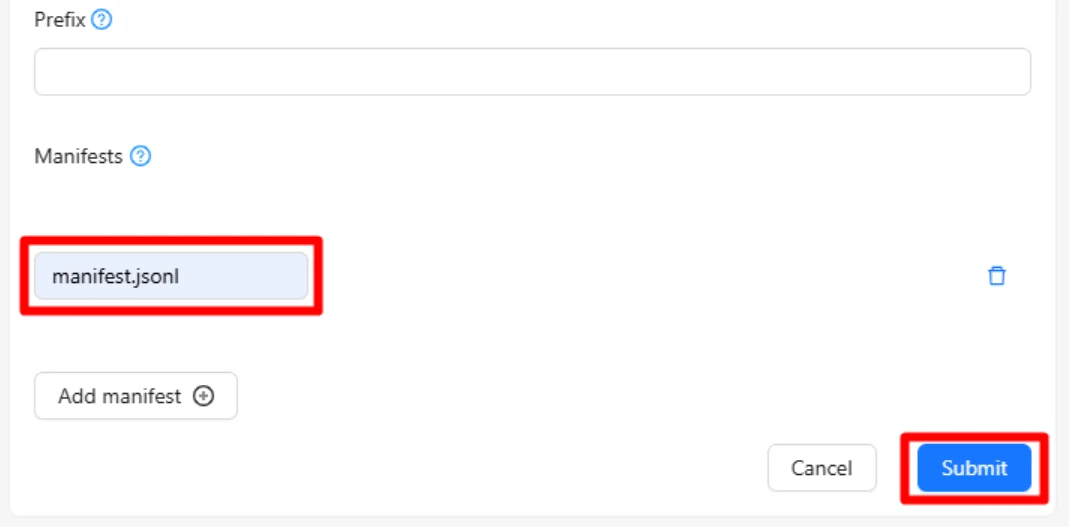 Submit button
