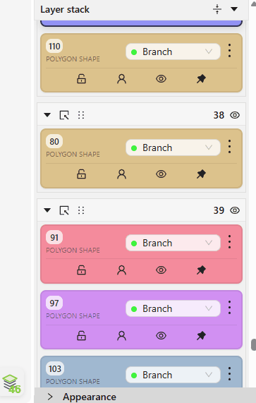 Moving an object to an existing layer