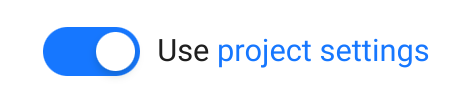 Task quality settings - inherit project settings
