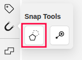 Snap to contour button