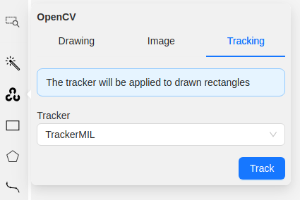 Start tracking an object