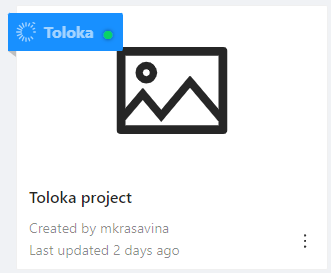 Toloka Label on Project