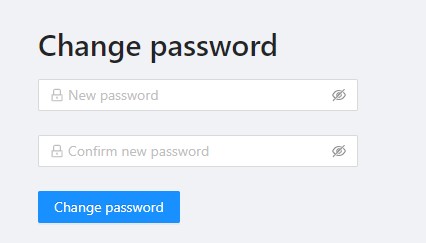 Reset password