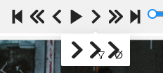 User interface with customization options for &ldquo;Go back&rdquo; and &ldquo;Go next&rdquo; buttons