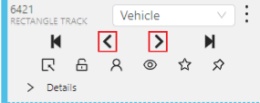 Highlighted &ldquo;Previous&rdquo; and &ldquo;Next&rdquo; buttons in user interface