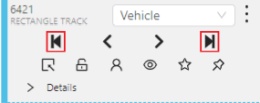 Highlighted &ldquo;Initial frame&rdquo; and &ldquo;Last frame&rdquo; buttons in user interface