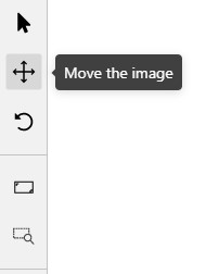 Part of user interface with highlighted &ldquo;Move the image&rdquo; button