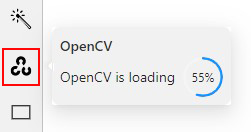 Interface for loading OpenCV progress bar