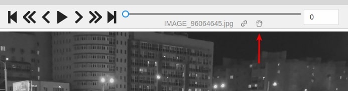 Part of annotation interface with highlighted &ldquo;Restore frame&rdquo; button